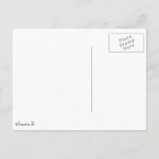 broodrooster keuken Art Briefkaart (Achterkant)