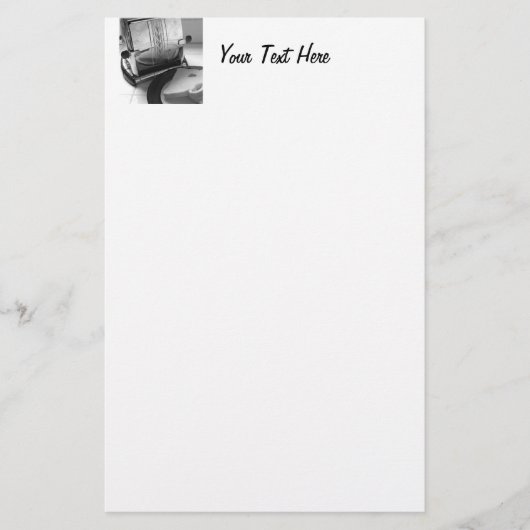  broodrooster Keuken Art Custom Stationery Briefpapier (Voorkant)