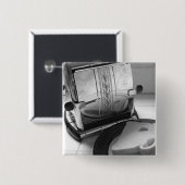  broodrooster Keuken Art Pinback Vierkante Button 5,1 Cm (Voorkant /achterkant)