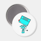 broodrooster meisje magneet (Voorkant / Achterkant)