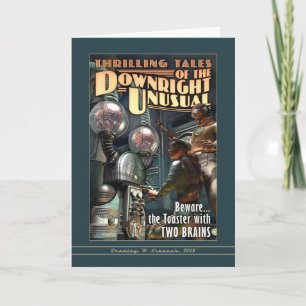 Broodrooster met Twee Hersenen! Wenskaart Kaart