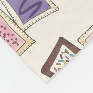 broodrooster ontbijt snoep gebakken brood fleece deken