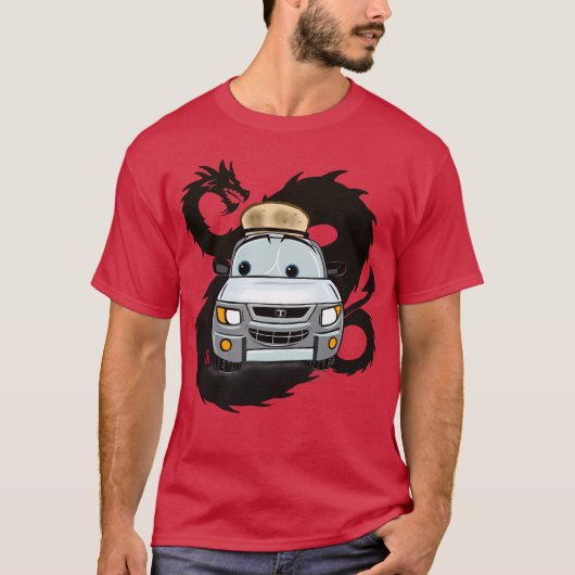 Broodrooster op de Draak T-shirt (Voorkant)
