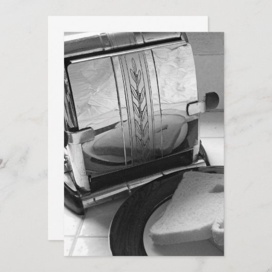 broodrooster uitnodiging Sjabloon (Voorkant / Achterkant)