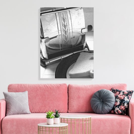  broodrooster zwart en wit verpakt canvas (Insitu (Woonkamer))