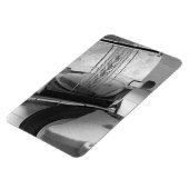  broodrooster zwart wit foto koelkast magneet (Linkerzijde)