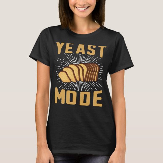 Broodschrijfmachine voor gist t-shirt (Voorkant)