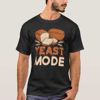Broodschrijfmachine voor gist t-shirt