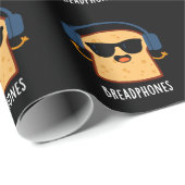 Broodtelefoons Grappig Brood Pun Dark BG Cadeaupapier (Rol Hoek)