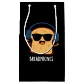 Broodtelefoons Grappig Brood Pun Dark BG Klein Cadeauzakje (Voorkant)