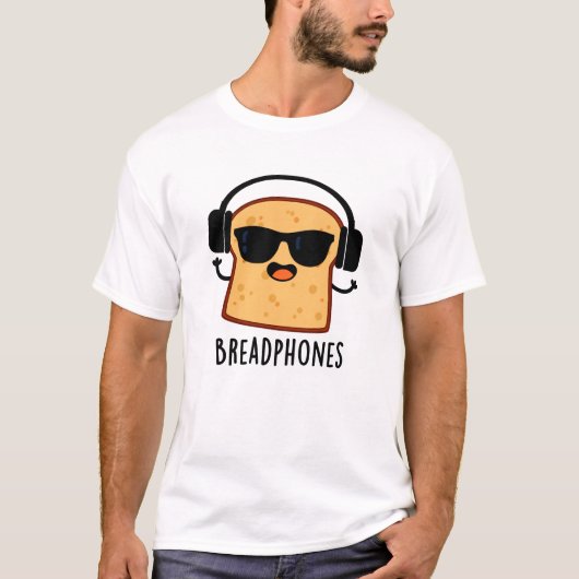 Broodtelefoons Grappig Brood Pun T-shirt (Voorkant)