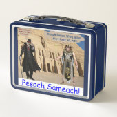 Broodtrommel. Gelukkig Pascha. loris/aap (Achterkant)