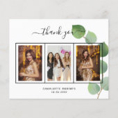 Broodverjaardag eucalyptus foto bedankt (Voorkant)