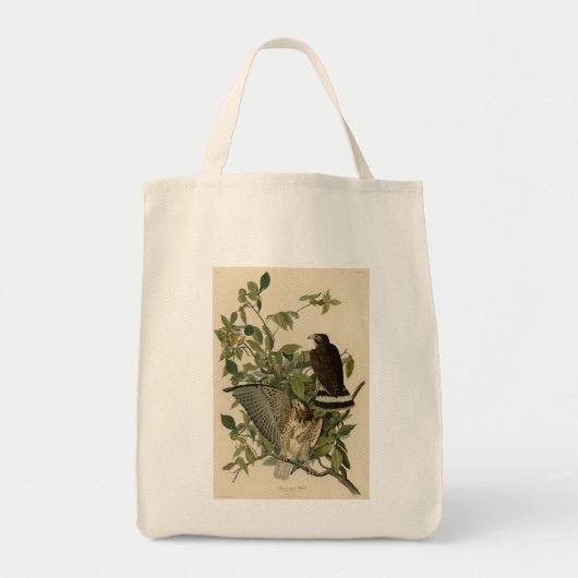 Broodwinged Hawk van de Amerikaanse vogels van Aud Tote Bag (Voorkant)