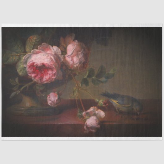 Broody Floral — ontleedblad Tissuepapier (Voorkant)