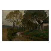 Brook Achter Tranquil Waters Rustieke charme Perfect Poster (Voorkant)