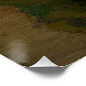 Brook Achter Tranquil Waters Rustieke charme Perfect Poster (Hoek)