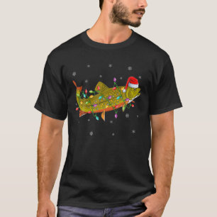 Brook forel Fish Lighting Reindeer Pet Brook forel T-shirt