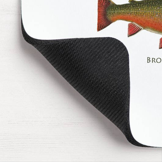 Brook forel mannetje (Spawning Phase) Muismat (Hoek)