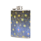 Brook forel schalen fotografie heupfles (Links)