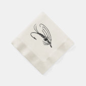 Brook forel schalen fotografie servet (Hoek)