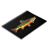Brook forel visschilderen notitieboek (Linkerzijde)