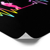 Brook Forel Vissersuitrusting Tie Dye Visser Harts Poster (Hoek)