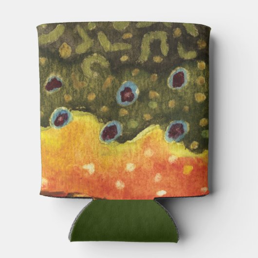 Brook-forel vliegen blikjeskoeler (Achterkant)