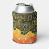 Brook-forel vliegen blikjeskoeler (Blikje Achterkant)