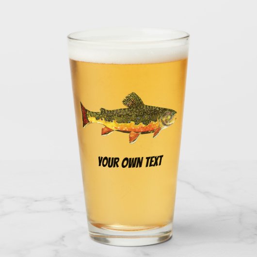 Brook Forel Vliegvissen Ichthyologist's Angler's Glas (Voorkant gevuld)