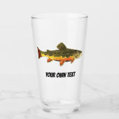 Brook Forel Vliegvissen Ichthyologist's Angler's Glas (Voorkant)