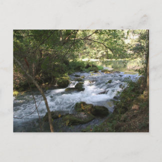 Brook in Alley Springs, Missouri Briefkaart