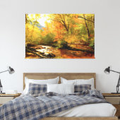 Brook in de Bossen van Albert Bierstadt Canvas Afdruk (Insitu (Slaapkamer))
