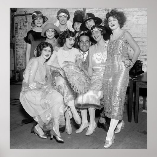 Brook Johns met oom Sam's Follies: 1924 Poster (Voorkant)