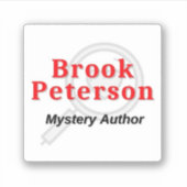 Brook Peterson Mystery Author Sticker (Voorkant)