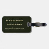 Brook Rainbow Brown Trout Fly Fishing Angler I.D. Bagagelabel (Achterkant horizontaal)