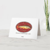 Brook Trout Birthday-kaart Kaart (Achterkant)