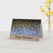 Brook Trout Birthday-kaart Kaart (Gele Bloem)