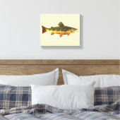 Brook Trout Canvas Afdruk (Insitu (Slaapkamer))
