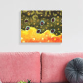 Brook Trout Canvas Afdruk (Insitu (Woonkamer))