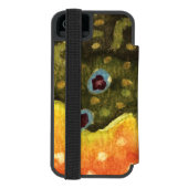 Brook Trout Fish Incipio iPhone Portemonnee Hoesje (Agenda Achterkant)