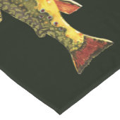 Brook Trout Fish Korte Tafelloper (Hoek)
