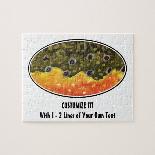 Brook Trout Fish Legpuzzel (Horizontaal)