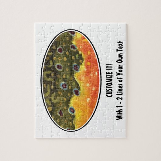 Brook Trout Fish Legpuzzel (Verticaal)