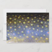 Brook Trout Fish Scales Party Kaart (Voorkant)