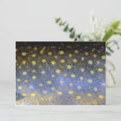 Brook Trout Fish Scales Party Kaart (Staand voorkant)