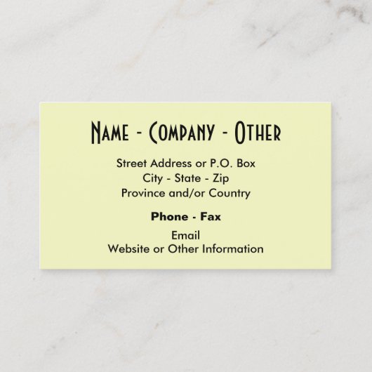 Brook Trout Fish Visitekaartje (Achterkant)