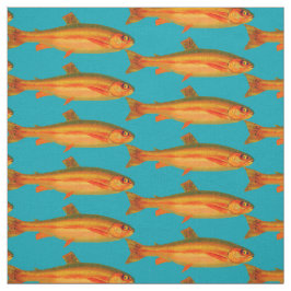 Brook Trout Fish Vist Patroon voor vissers Stof