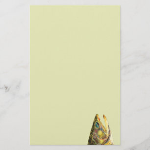 Brook Trout Fisherman Briefpapier