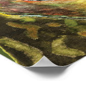 Brook Trout Fisherman Poster (Hoek)